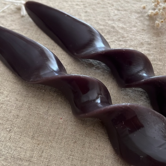 🍂🍄‍🟫Twisted Taper Candles - Picture 5 of 6